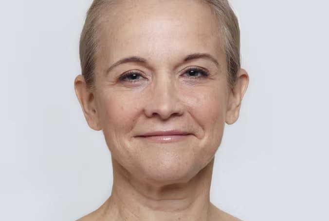 Patient before dermal filler treatment